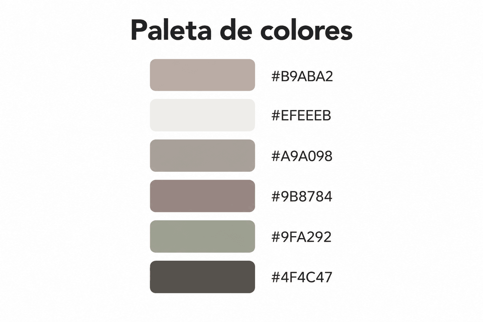Paleta de colores